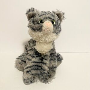 Aurora Tabby Cat Plush Floppy Vintage Stuffed Animal Toy Small 7” Lovey Kitty
